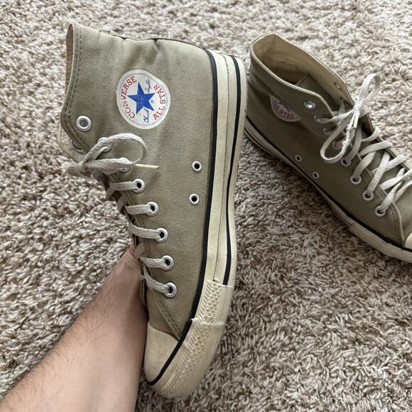 RARE Vintage Converse Chuck Taylor Hi Top Made In USA Cargo Pocket Mens Size 9.5 main image 12